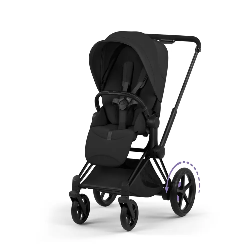 Cybex e-Priam Kombivogn - Style - Sepia Black/Matt Black