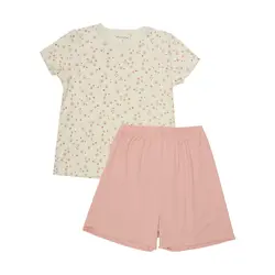 Minymo Pige Nattøjssæt i bambus - Dusty Ceder - 98