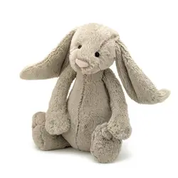 Kanin Bamse - JellyCat - Beige - Stor (36 cm.)