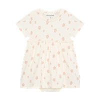 Kortærmet Bodykjole m. Print - Vanilla Ice