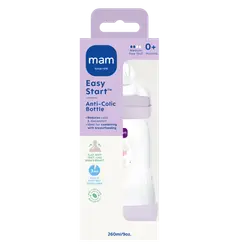 MAM Sutteflaske - Easy Start Anti-Colic - 260ml - Lilla