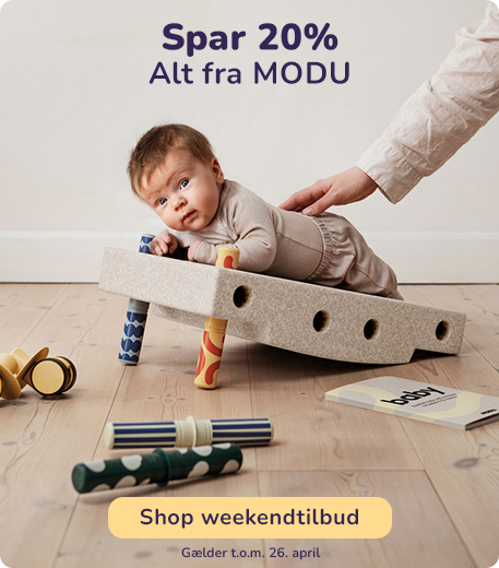 Weekendtilbud: Spar 20% på alt MODU