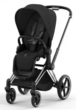 E-Priam kombivogn - Mirage grey/Chrome black