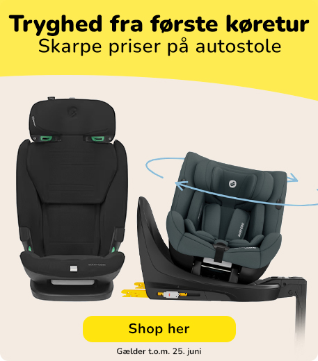 Skarpe priser på autostole (op til 12 år)