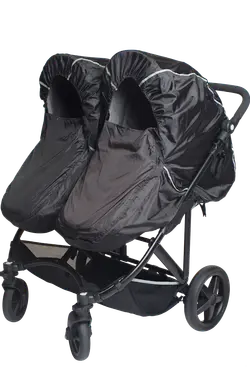 Duo Twin regnslag SMALL 70-80 cm. sort