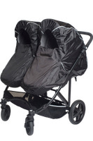 Duo Twin regnslag SMALL 70-80 cm. sort