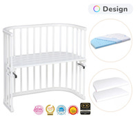Babybay Side By Side Seng Original Med Madras Og Lagen