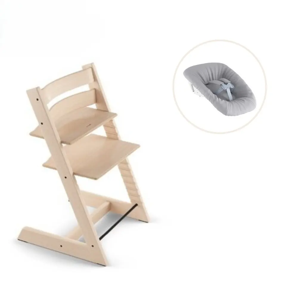 product-Højstol bøg inkl. newborn sæt - natural
