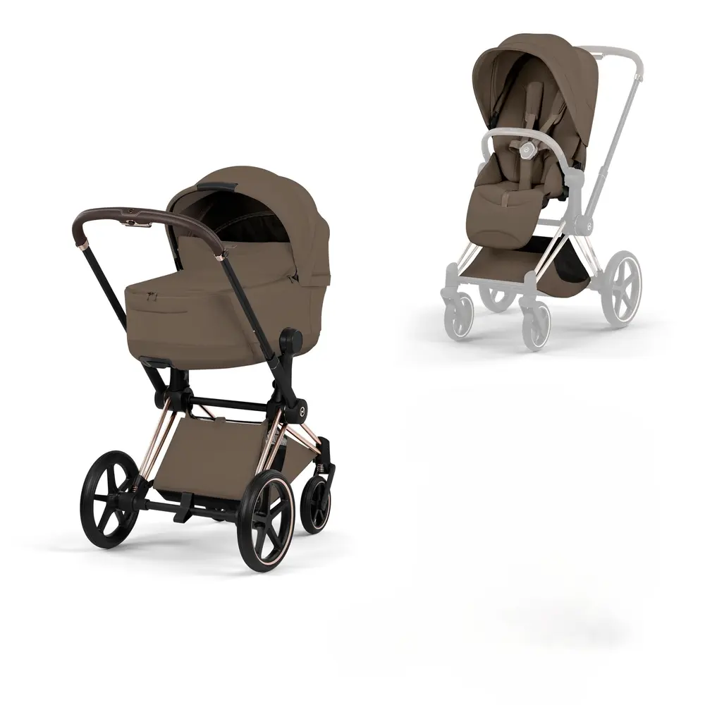 Cybex Priam Kombivogn - Style - Coconut Brown/Rosegold