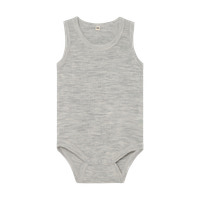 BeKids Uld body uden ærmer - Alloy Melange