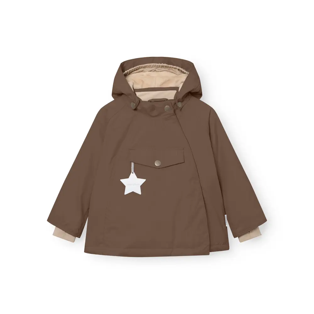 Mini A Ture Matwang Fleeceforet Vinterjakke - Chestnut Brown - 12 MDR./80