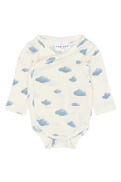 The New Siblings Vireo Langærmet Modal Wrap Body - Gardenia 