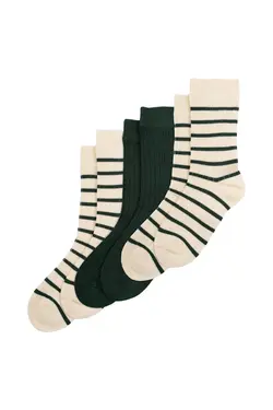 Bamboo strømper 3 pak - EMERALD - 35/38