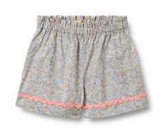 Silja Lace Shorts - Air Blue Flowers