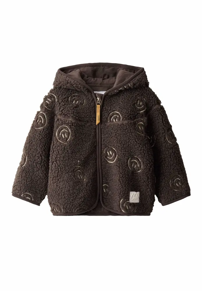 Molo Ummi Fleece Jakke - Bark Smile - 98