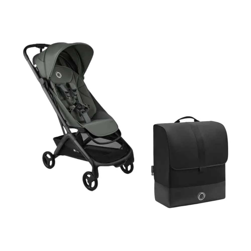 product-Bugaboo Butterfly 2 complete inkl. transporttaske - Black/Forest Green