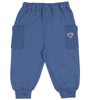 Quilt Lomme Sweatpants - Dutch blue
