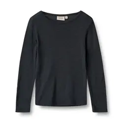 Uld t-shirt ls Alfie - Navy - 98