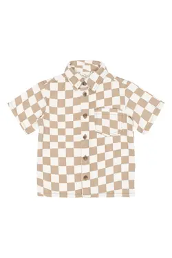 Twill Skjorte - Humus Check - 92