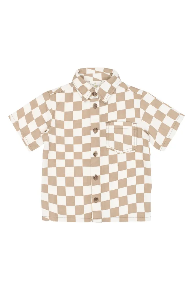 Twill Skjorte - Humus Check - 86