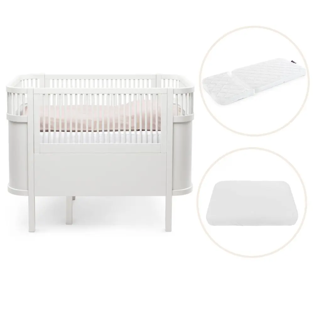 Baby & Jr. seng - classic white