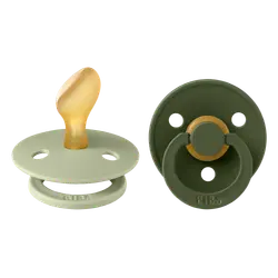 2 pk. Colour Latex Size 2 Anatomical. Sage/Hunter Green billede