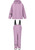 Roze Printet PU Sæt - 4237