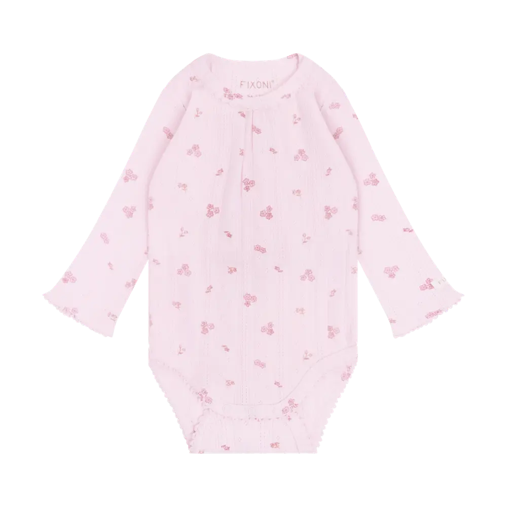 Fixoni Langærmet Body - Pale Lilac - 74