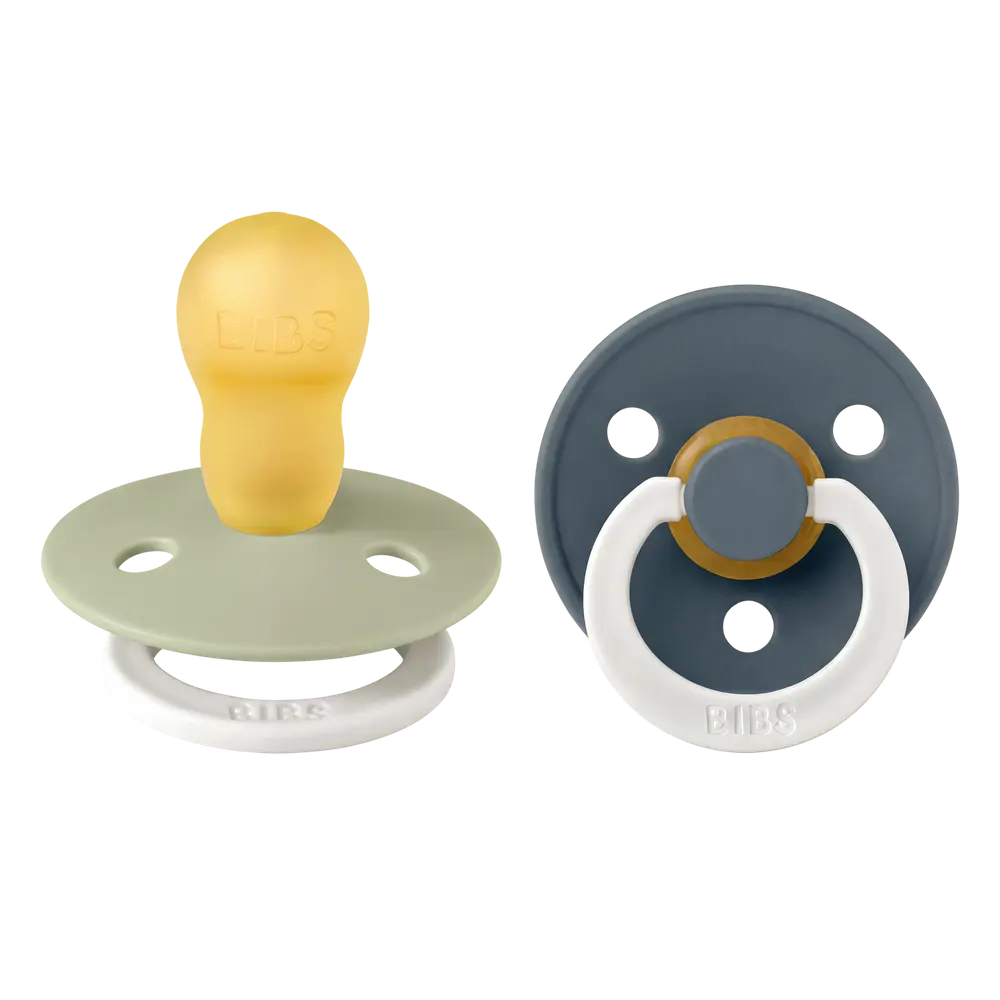 BIBS Sut 2 pk Latex Str 3 - Sage Pine, Nat