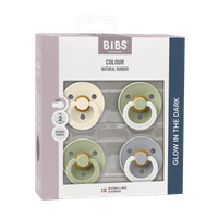 BIBS Sut Colour 4-pk Latex Str. 2 - Sage Glow Mix