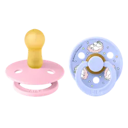 Moomins Colour Sut 2pk Latex Str 2 - Baby Pink billede