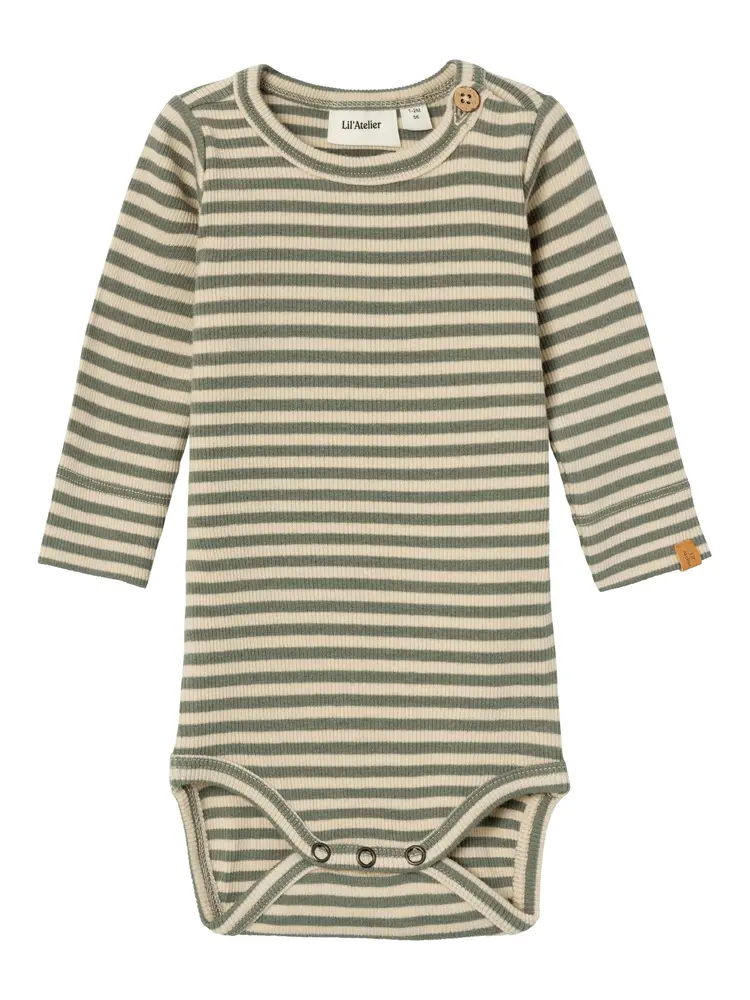 Gago langærmet slim body – Fog – 68