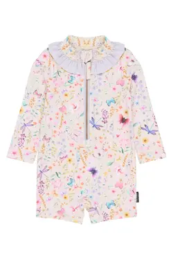 Bade Heldragt UV m. Print - Butterfly AOP - 9-12 MDR.