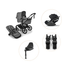 Bugaboo Fox 5 Renew Kombivogn Inkl. Cloud T Plus Autostol, Base Og Adapter - Moon Grey/Graphite