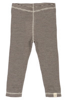 Dante Uld Leggings - Coffee Bean/Dark Off White