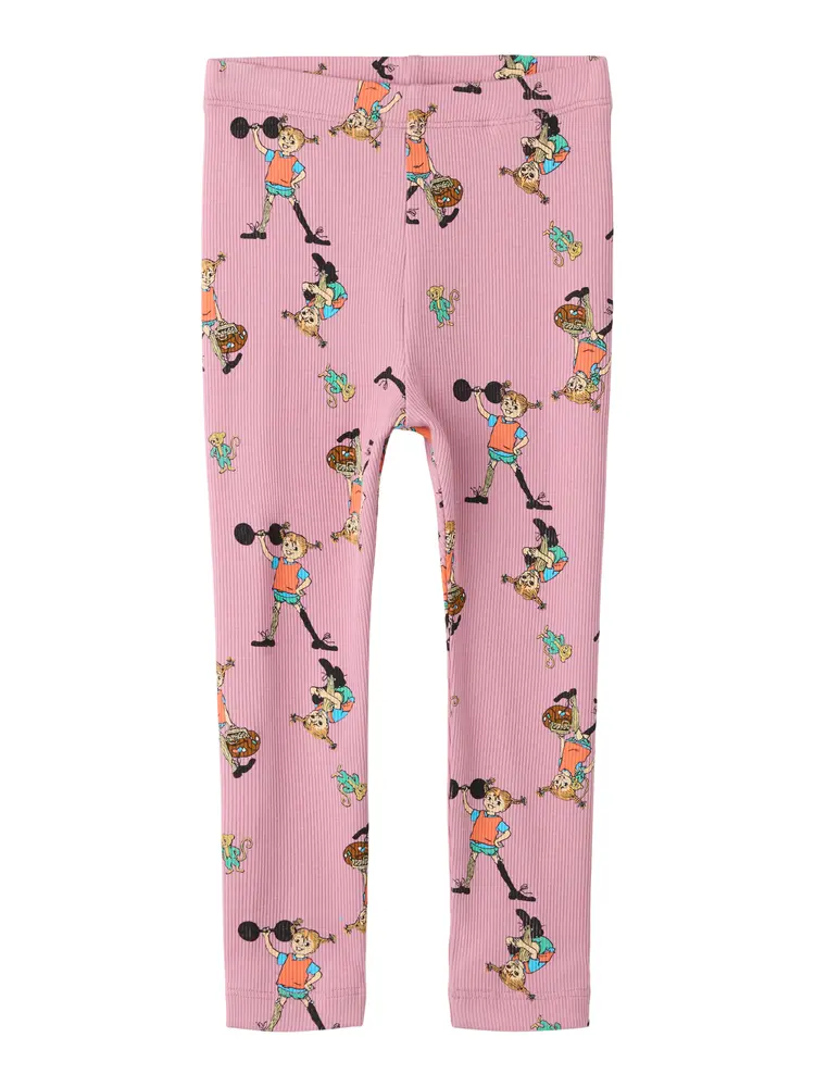 Name It Ara Pippi Slim Leggings - Lilas - 110