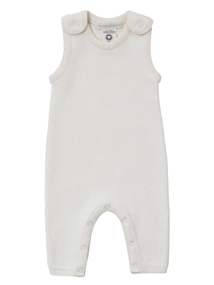 Strikket Romper - Creme - 50CM
