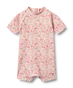 Wheat Badeheldragt - UV40+ - Cas - Powder Flowers And Seashells