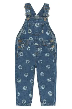 Spero Denim Buksedragt - Medium Blue Denim AOP - 110