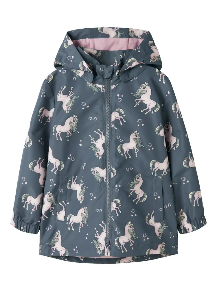 Name It Overgangsjakke - Noos - NmfMaxi - Vintage Indigo/Horse