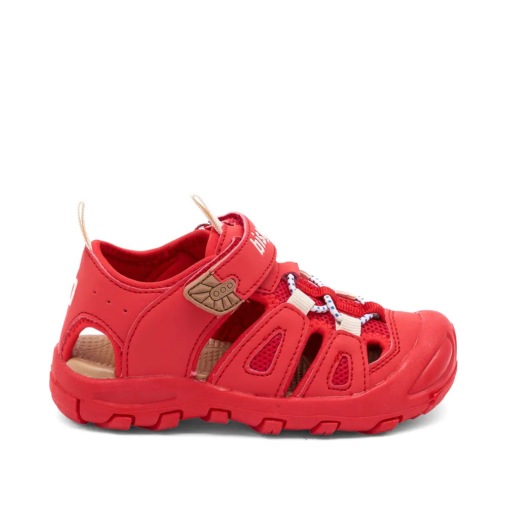 Bisgaard Parker Velcro Sandal - Red - 23