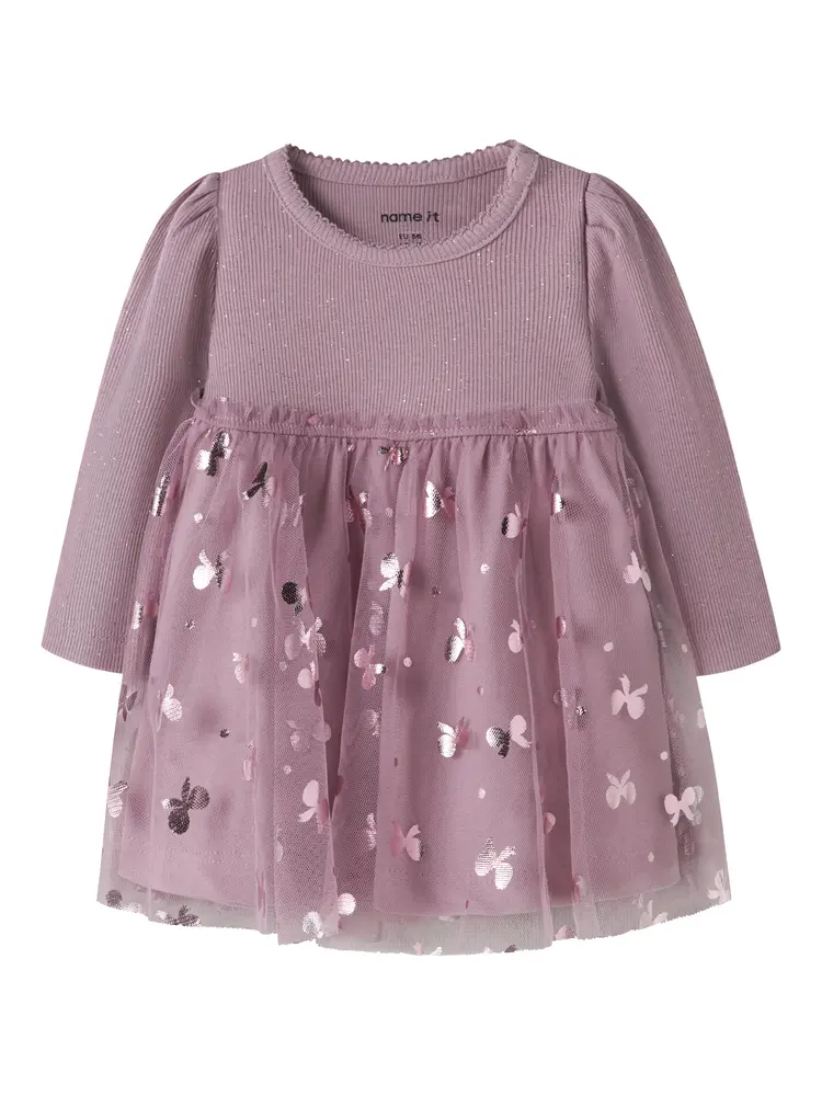 Name It Rosally Kjole - Mauve Shadows - 74