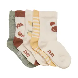 Strømpe m. mønster (5-pak) - 208 - 15/18