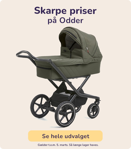 Skarpe priser på Odder barnevogne og tilbehør