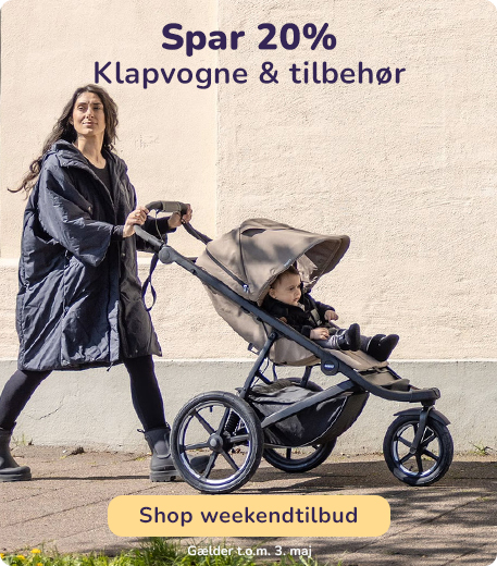 Medlemspris denne weekend: spar 20% på masser af klapvogne og tilbehør