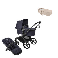 Bugaboo Fox 5 Renew Kombivogn med babynest - Deep Indigo/Taupe