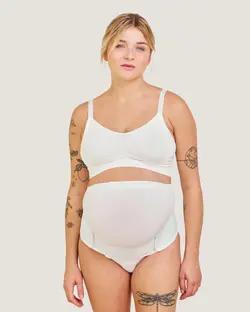Graviditets støttebælte, hvid L/XL