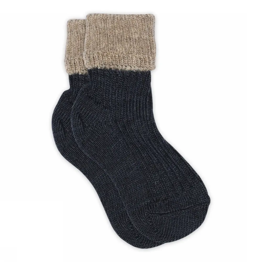 MP Denmark Aries Strømpe - Dark Denim Melange - 25/28
