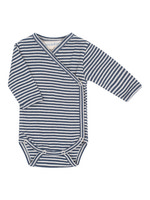 Nyfødt Slå-om Body - Mørkeblå