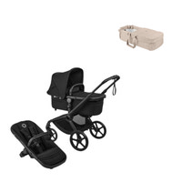 Bugaboo Fox 5 Renew Kombivogn med babynest - Heritage Black/Taupe